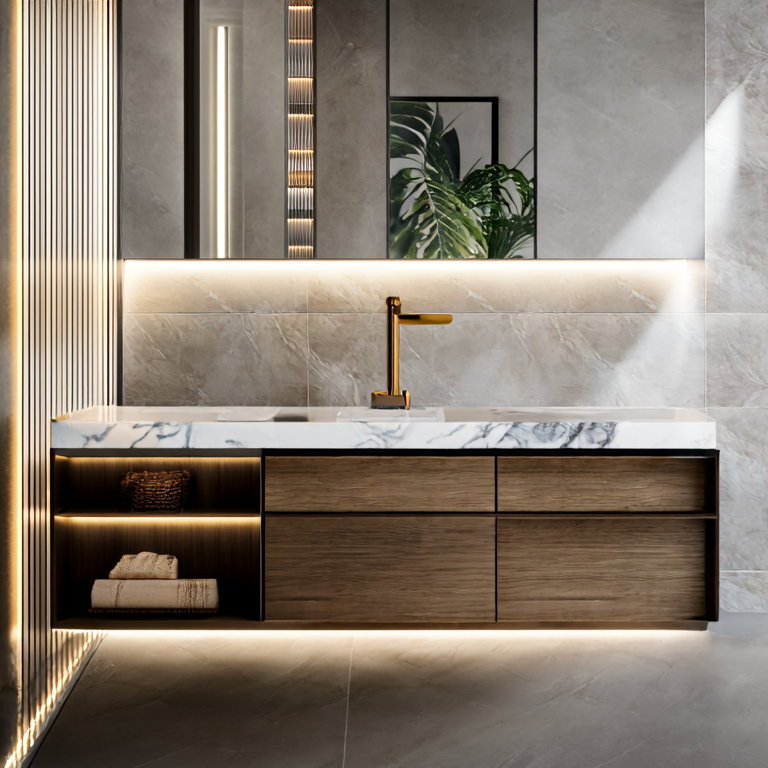 Customizable Freestanding Vanities for Unique Bathroom Designs
