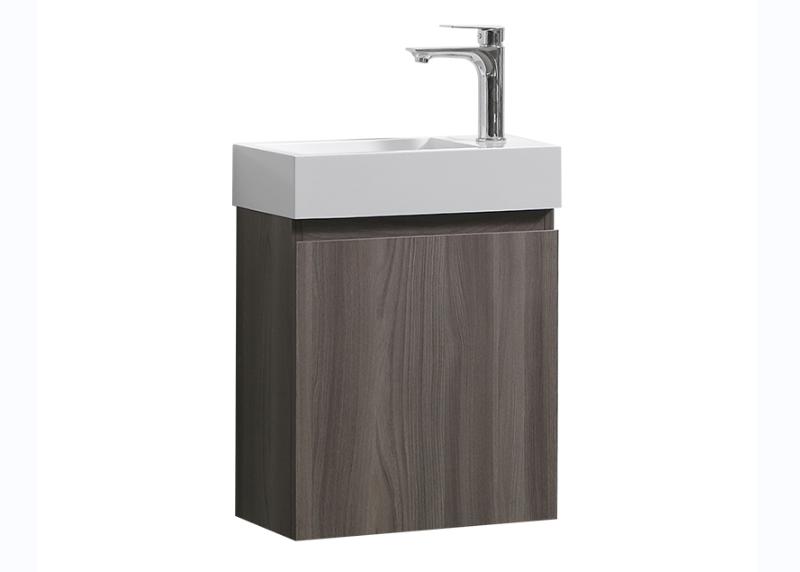 Modern Design 18 Inch Single Basin Storage Cabinet Bath Vanity