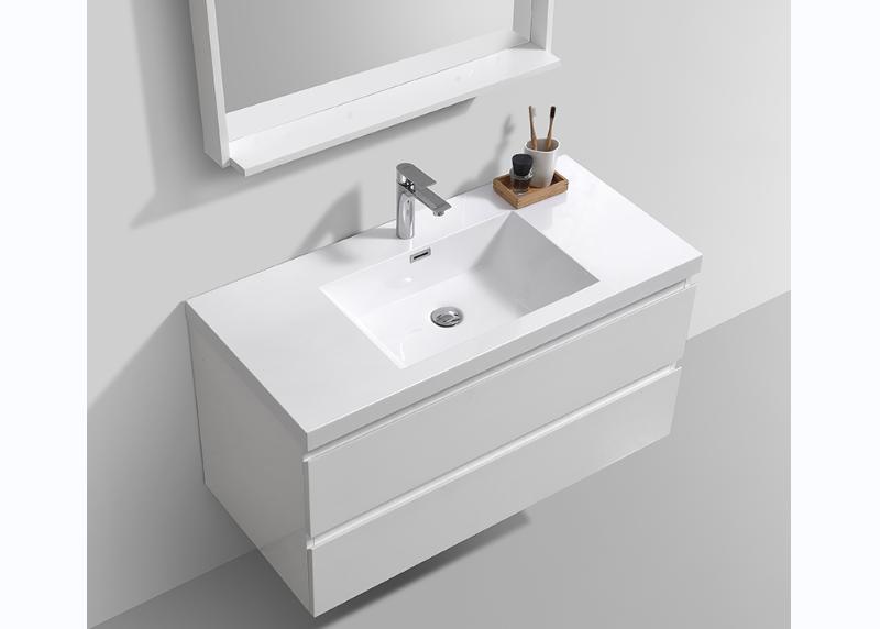 36 Inch Modern Wall Amount Floating Bathroom Vanity