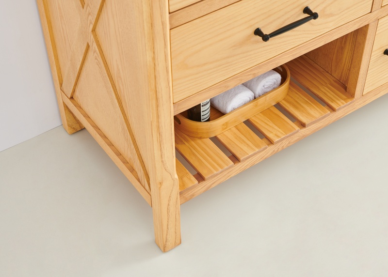 Lily10060A Large Storage Bathroom Vanity