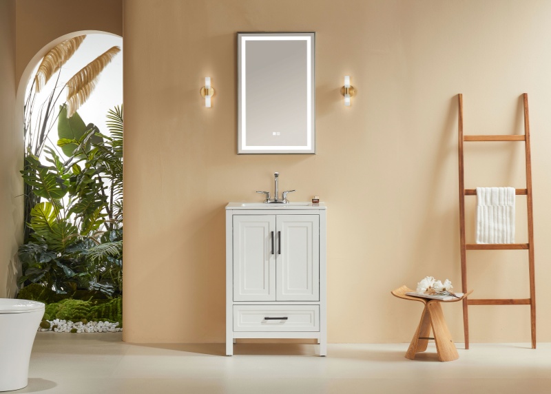 Vietnam Bathroom Vanity Rose1024DS-W