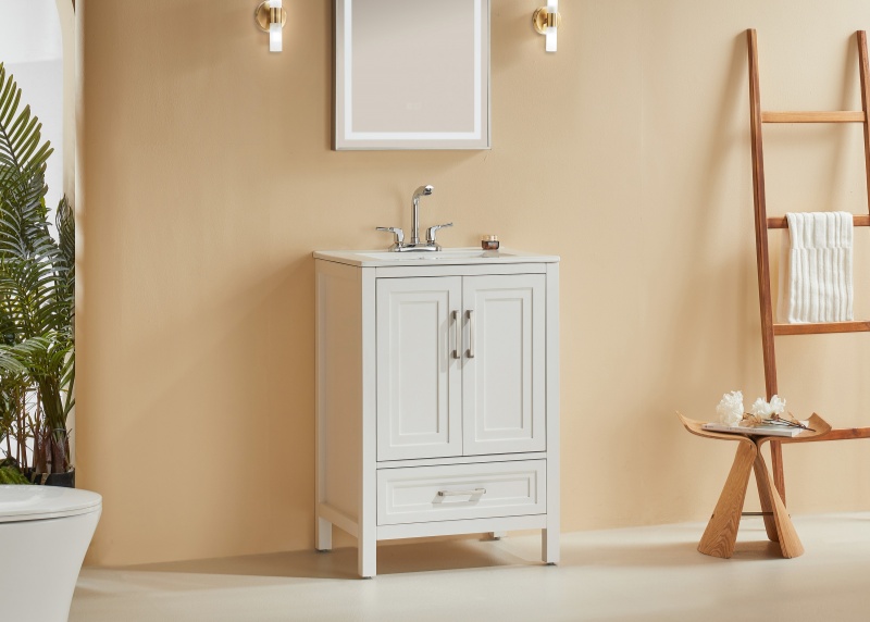 Vietnam Bathroom Vanity Rose1024DS-W