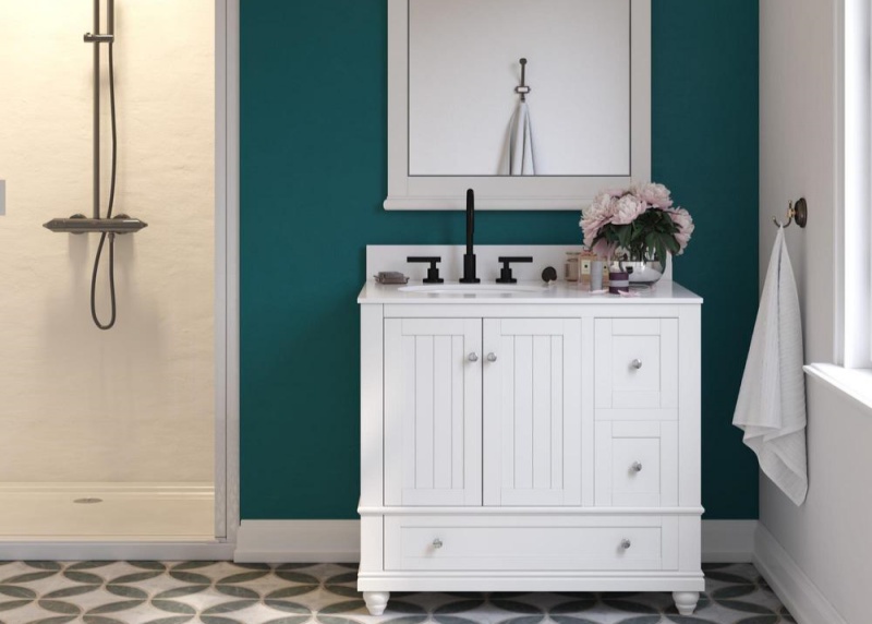 Vietnam Bathroom Vanity Rose4036W