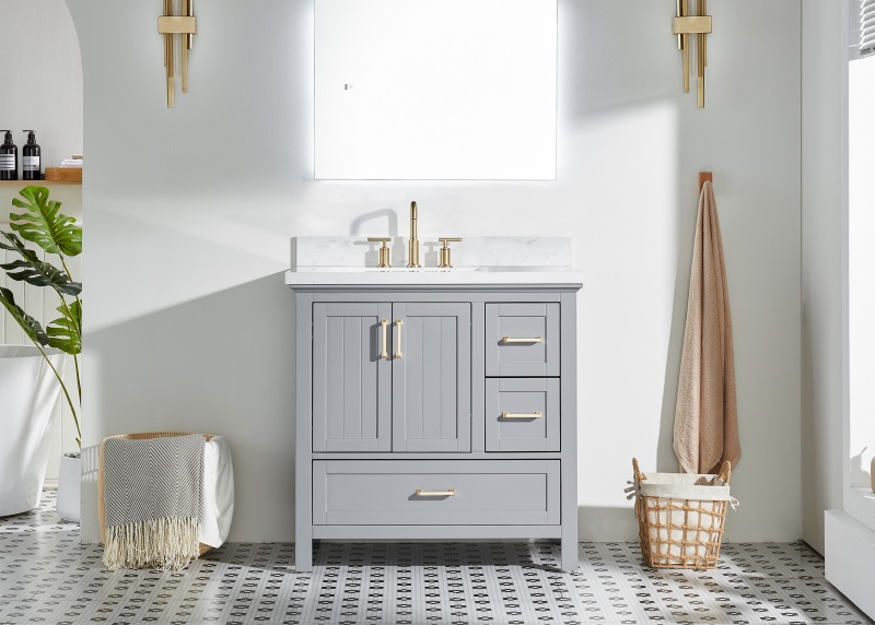 Vietnam Bathroom Vanity Rose7036GR