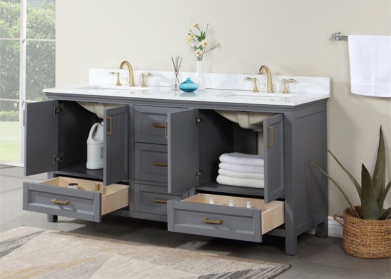 Vietnam Bathroom Vanity Rose7072GR