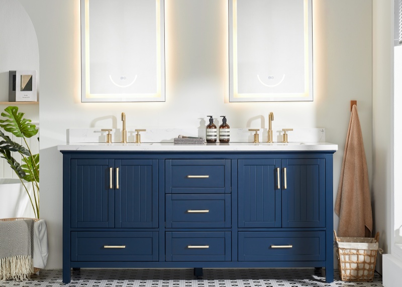 Vietnam Bathroom Vanity Rose7072BLU