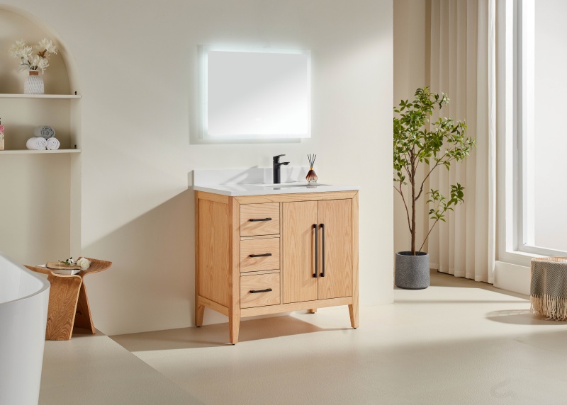 Vietnam Bathroom Vanity Rose12036L