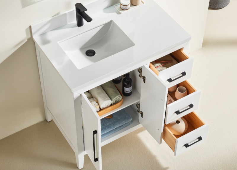 Vietnam Bathroom Vanity Rose12036WR