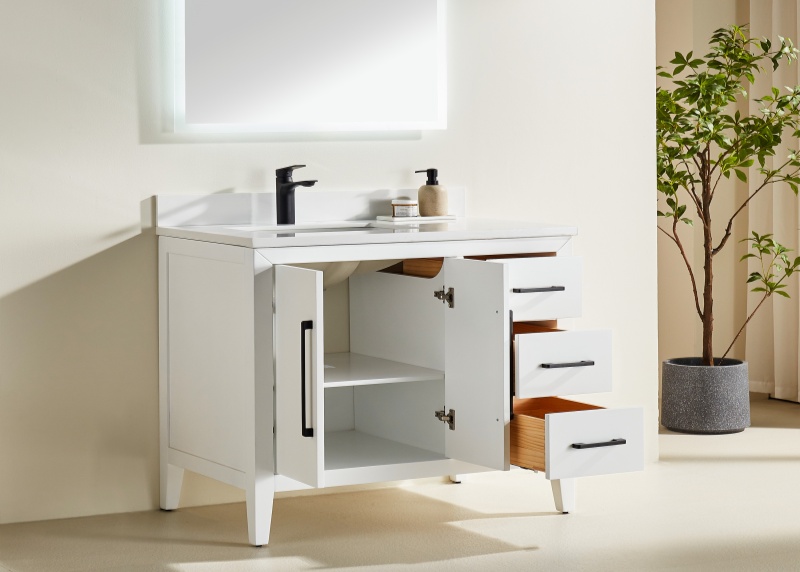 Vietnam Bathroom Vanity Rose12042WR