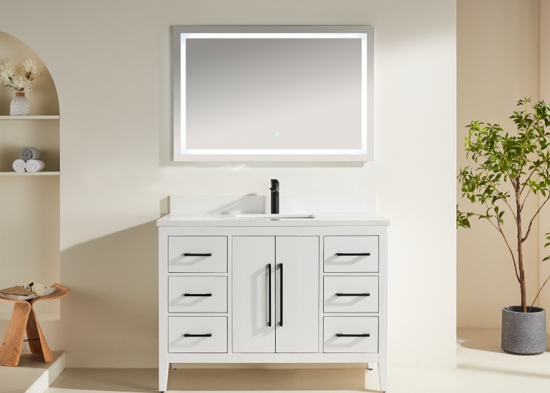 Vietnam Bathroom Vanity Rose12048W