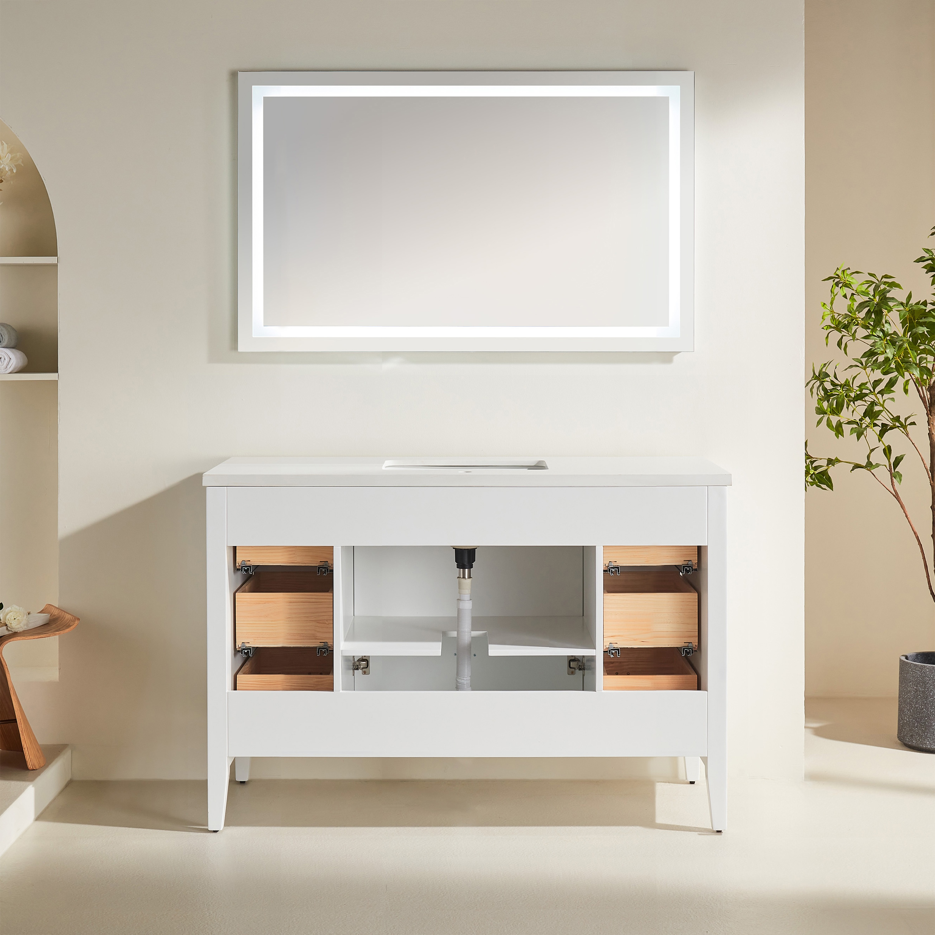 Vietnam Bathroom Vanity Rose12048W