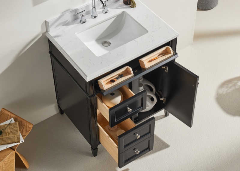 Vietnam Bathroom Vanity Rose14030BK