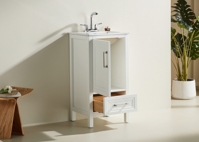 Vietnam Bathroom Vanity Rose1018DS-W