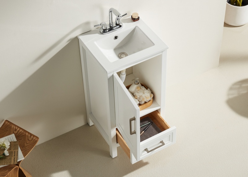 Vietnam Bathroom Vanity Rose1018DS-W