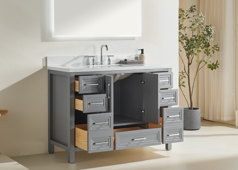 Vietnam Bathroom Vanity Rose1048DS-G