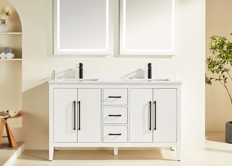 Vietnam Bathroom Vanity Rose12060WD