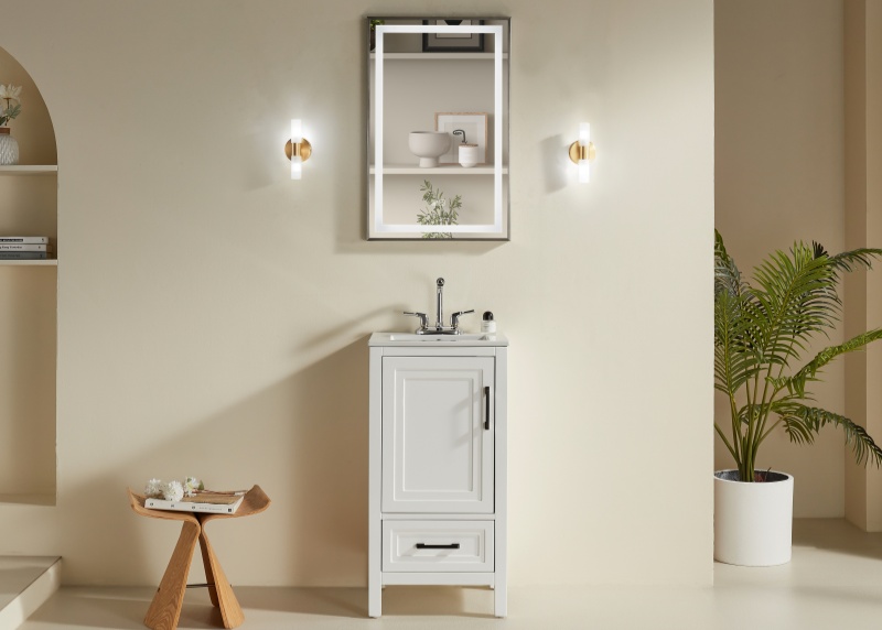 Vietnam Bathroom Vanity Rose1018DS-W