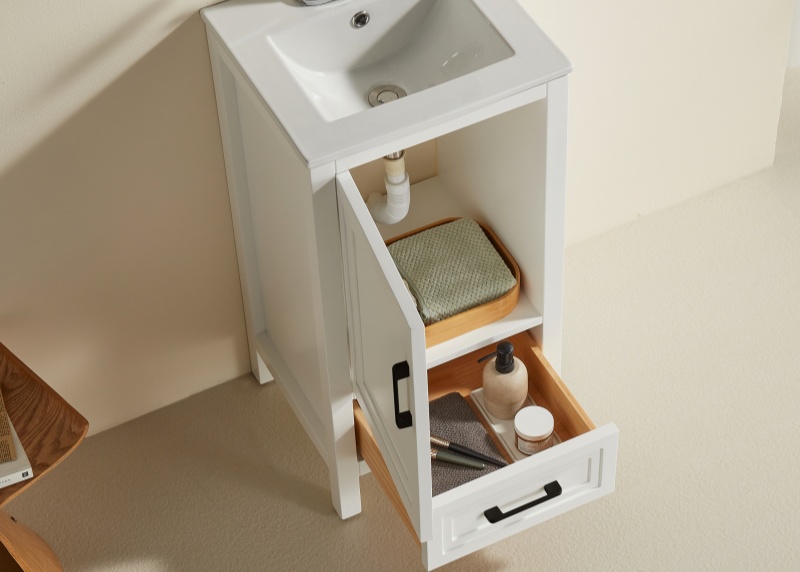 Vietnam Bathroom Vanity Rose1018DS-W