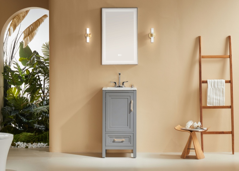 Vietnam Bathroom Vanity Rose1018DS-GR