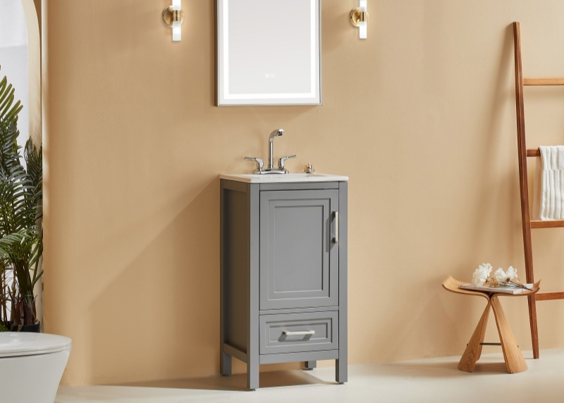 Vietnam Bathroom Vanity Rose1018DS-GR