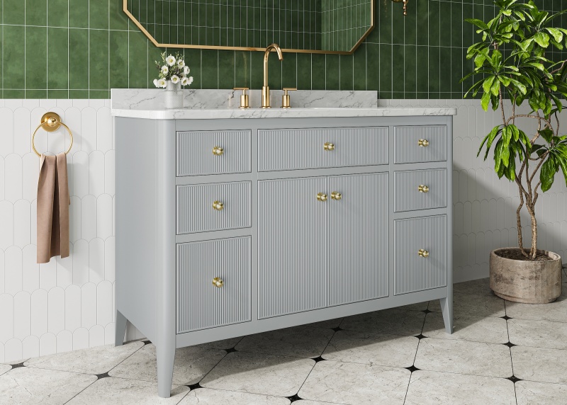 Tulip13048C-GR Single Sink Bathroom vanity