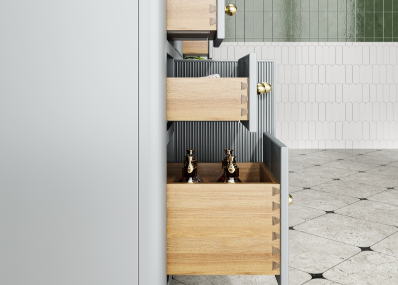 Tulip13048C-GR Single Sink Bathroom vanity