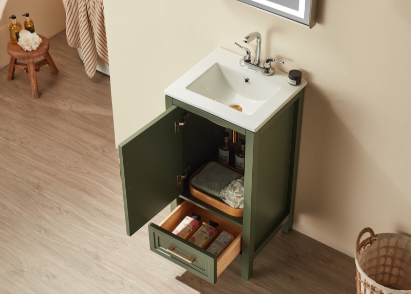 Vietnam Bathroom Vanity Rose1018DS-GE