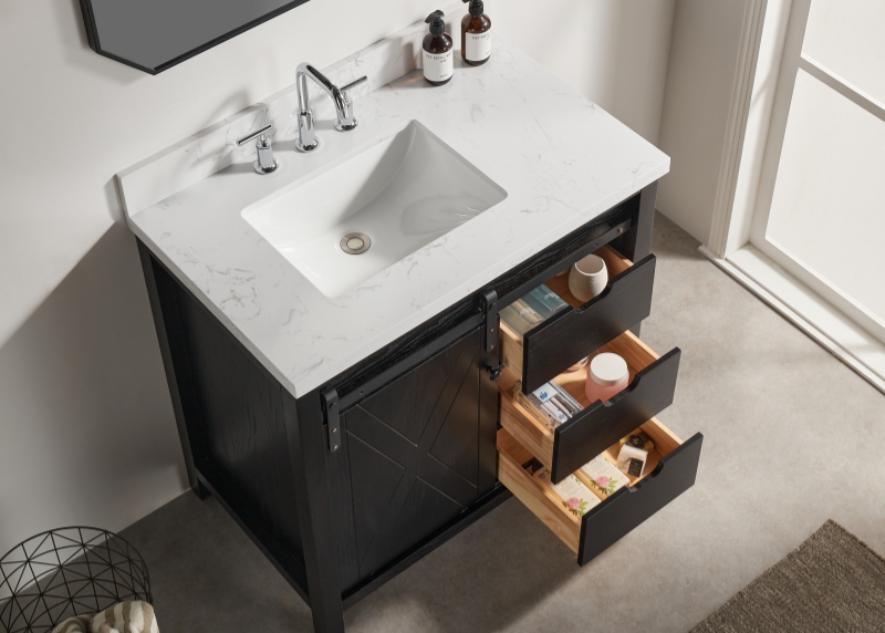 Vietnam Bathroom Vanity Daisy4036B-PNB