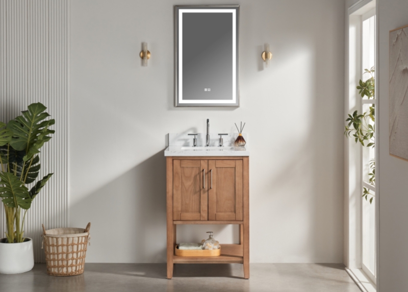 Lily4024LC Hot Sale Solid wood Bathroom Vanity