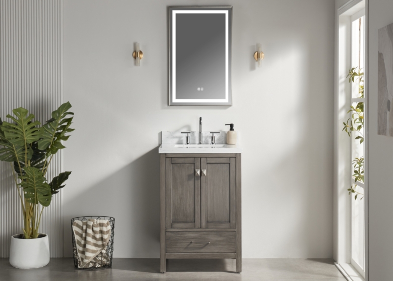 Rose1024AG 24 inches bathroom vanity