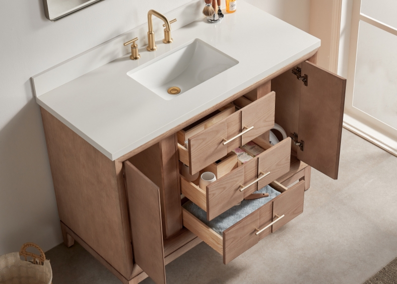 Iris8048A-LC Hot Sale Modern Designs Bathroom Vanity