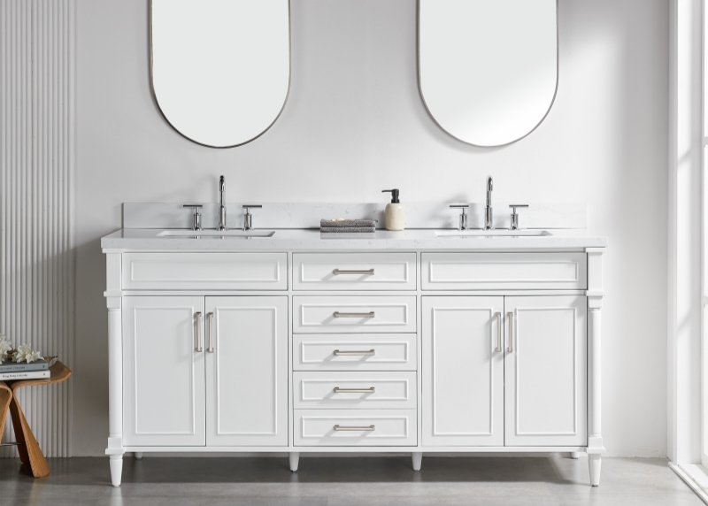 Vietnam Bathroom Vanity Iris7072C-W