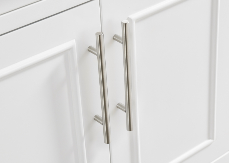 Iris21060S-W New Designs Bathroom Cabinet 60 Inch Single