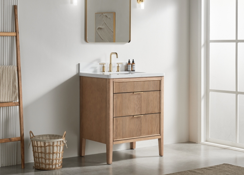 Tulip13030LC Single Sink Bathroom vanity