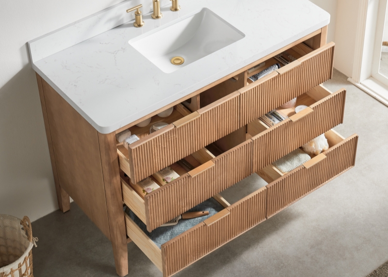 Tulip13048LC Single Sink Bathroom vanity