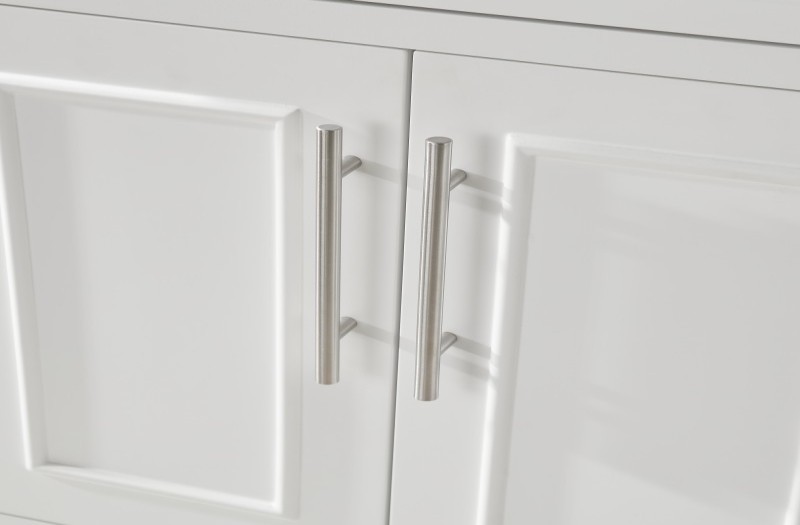 Iris21072S-WH New Designs Bathroom Cabinet 72 Inch