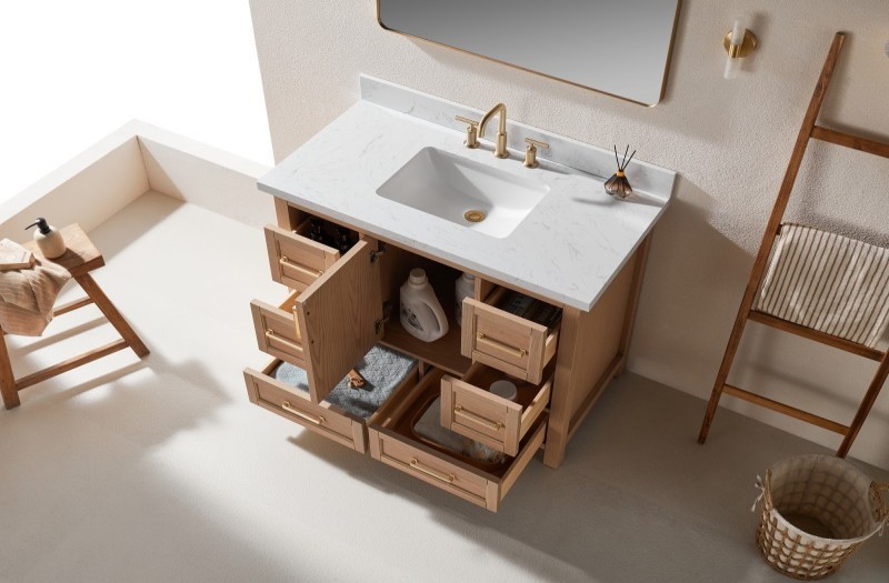 Vietnam Bathroom Vanity Rose7042WO